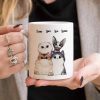 Thanks For Feeding Me And Scooping Up My Poo - Gift for Dad, Funny Personalized Cat Mug