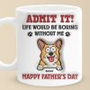 Thanks For Loving Us, Poop And All - Dog & Cat Personalized Custom 3D Inflated Effect Printed Mug - Gift For Pet Owners, Pet Lovers
