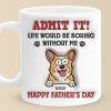 Thanks For Loving Us, Poop And All - Dog & Cat Personalized Custom 3D Inflated Effect Printed Mug - Gift For Pet Owners, Pet Lovers