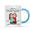 Thanks For Not Leaving Me In Basket Somewhere Happy Mother's Day Personalized Mug