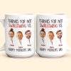 Thanks For Not Swallowing Us - Personalized Photo Mug