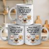 Thanks for picking my poop and stuff - Gift for Dad, Funny Personalized Dog Mug