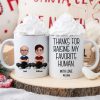 Thanks for Raising My Favorite Human - Personalized Mug - Christmas Gift for Mother-in-Law, Father-in-Law
