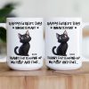 "Thanks for Scooping My Poop" Father's Day White Ceramic Mug Custom Pet Design for Dad