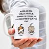 Thanks For Scooping Up Our Poo - Funny Personalized Cat Mug