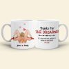 Thanks For The Orgasms, Gift For Couple, Personalized Mug, Naughty Couple Mug, Couple Gift