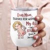 Thanks For Wiping, Dear Mom Mug, Personalized Coffee Mug, Funny Gift For Mother's Day