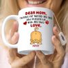 Thanks For Wiping My Ass, Personalized Coffee Mug, Cute Cat Ass Coffee Mug, Mother's Day Gift For Cat Mom