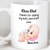Thanks For Wiping My Butt Personalized Custom Family Mug C309