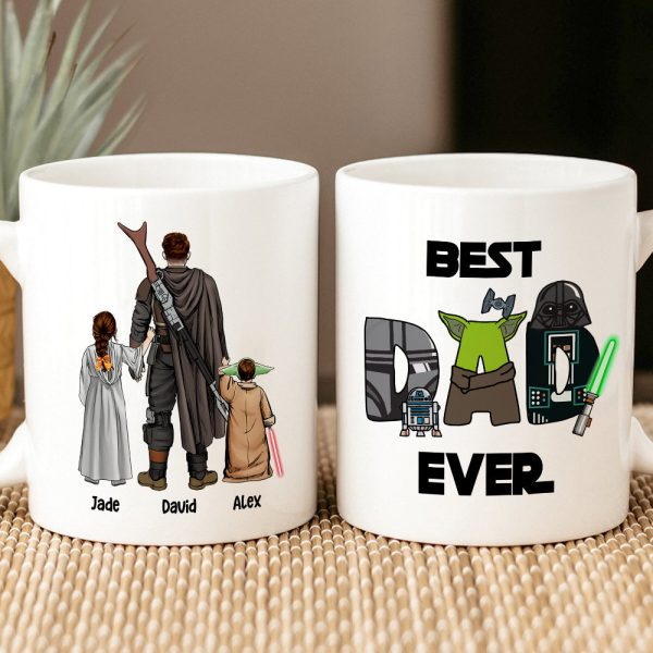 The Best Dad Gift Father's Day 04HUHN240423HH White Mug