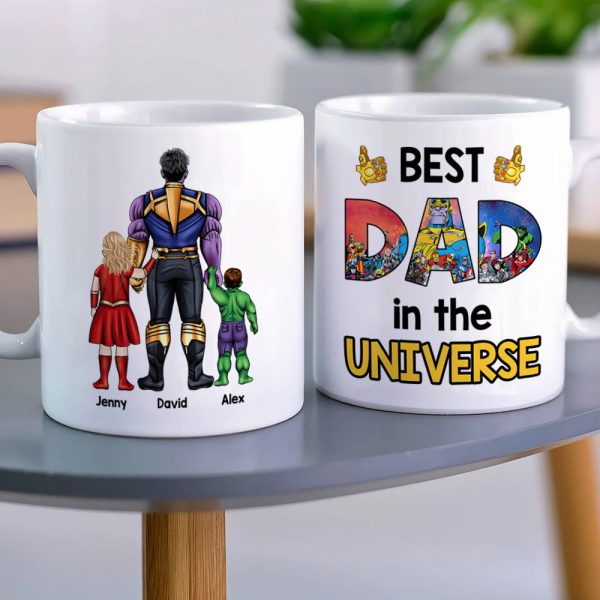 The Best Dad Personalized Coffee Mug DR-WHM-02QHHN130523TM