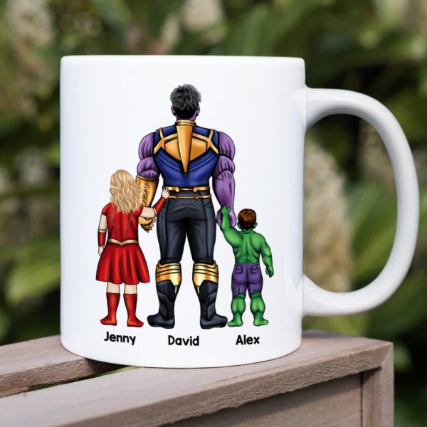 The Best Dad Personalized Coffee Mug DR-WHM-02QHHN130523TM