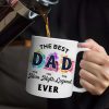 The Best Dad The Man The Myth - Personalized Mug