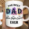 The Best Dad The Man The Myth - Personalized Mug