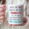 The Best Dog Walker, Dad Mom Pet Lover Personalized Coffee Mug White Mug, Gift For Dad Mom