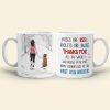 The Best Dog Walker, Dad Mom Pet Lover Personalized Coffee Mug White Mug, Gift For Dad Mom
