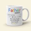 The Best Father Search Personalized Coffee Mug DR-WHM-04dnpo150523