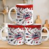 The Best Moms Get Promoted To Grandma - Family Personalized Custom 3D Inflated Effect Printed Mug - Gift For Mom, Grandma