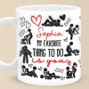 The Best Part Of My Day Is Spending It With You - Couple Personalized Custom 3D Inflated Effect Printed Mug - Christmas Gift For Husband Wife, Anniversary