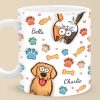 The Best Therapists Have Fur And Four Legs - Dog & Cat Personalized Custom 3D Inflated Effect Printed Mug - Gift For Pet Owners, Pet Lovers