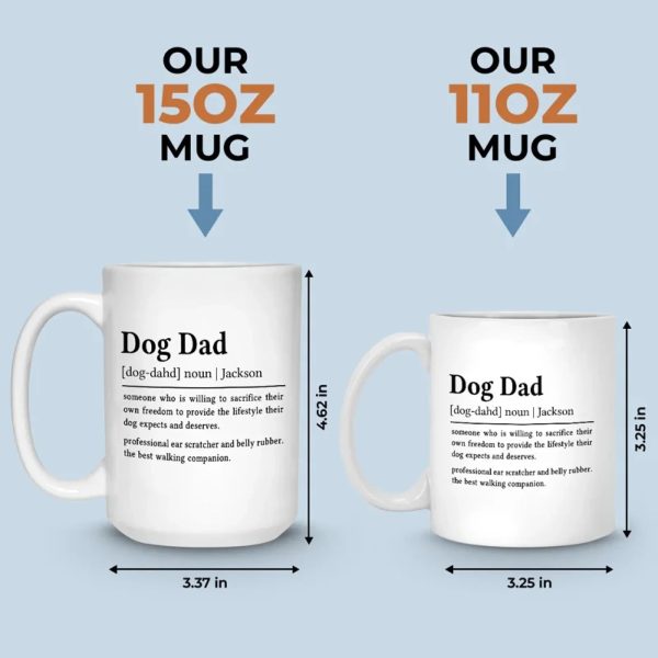 The Best Walking Companion - Dog Personalized Custom Mug - Gift For Pet Owners, Pet Lovers