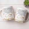 The Bond Between an Aunt & Niece, Butterflies and Flowers - Personalized Custom Coffee Mug - NCE039_MG
