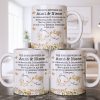 The Bond Between an Aunt & Niece, Butterflies and Flowers - Personalized Custom Coffee Mug - NCE039_MG