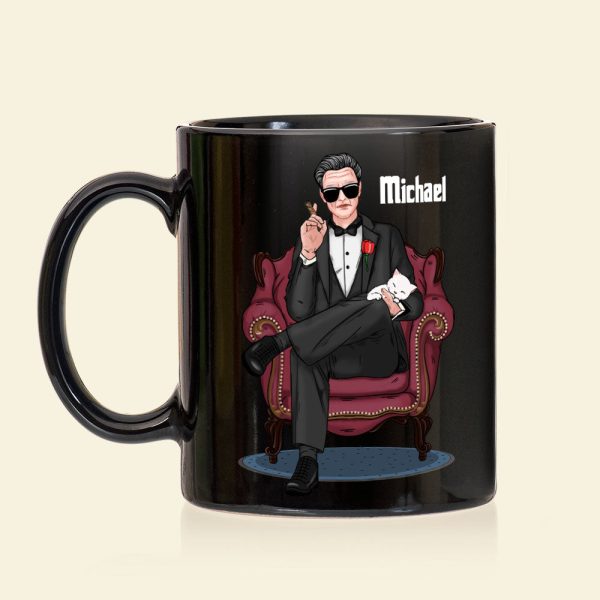 The Cat Father An Offer You Can't Refuse Personalized Coffee Mug 03QHPO270523HA
