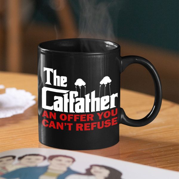 The Cat Father An Offer You Can't Refuse Personalized Coffee Mug 03QHPO270523HA
