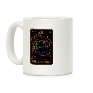 The Chariot Frog On a Snail Tarot Coffee Mug