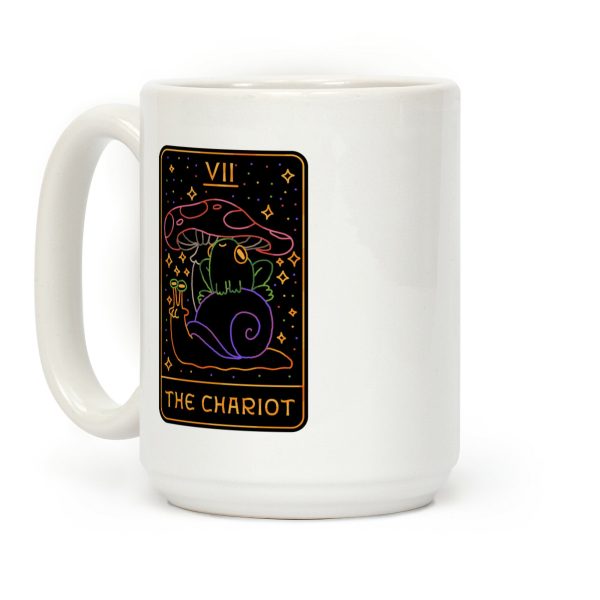 The Chariot Frog On a Snail Tarot Coffee Mug