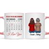 The Day You Became Calendar Family Gift Personalized Mug
