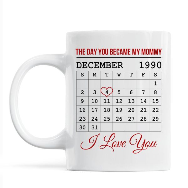 The Day You Became Calendar Family Gift Personalized Mug