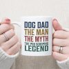 The Dog Dad Poo Scooping Legend Personalized Custom Dog Mug C338