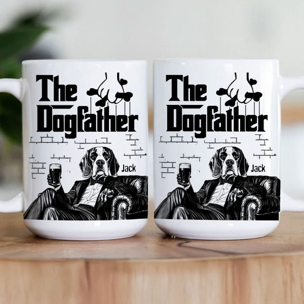 The Dog Father - Dog Dad Gifts - Mafia Dogs - Personalized Mug