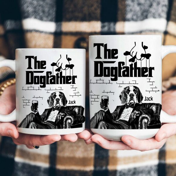 The Dog Father - Dog Dad Gifts - Mafia Dogs - Personalized Mug