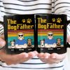 The Dog Father - Gift For Dog Dad, Dog Lovers - Personalized Black Mug