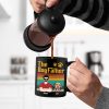 The Dog Father - Gift For Dog Dad, Dog Lovers - Personalized Black Mug