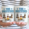 The Dogfather My Children Have Four Legs And Fur - Personalized Mug