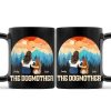 The Dogfather The Dogmother - Personalized Black Mug