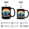 The Dogfather The Dogmother - Personalized Black Mug
