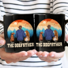 The Dogfather The Dogmother - Personalized Black Mug