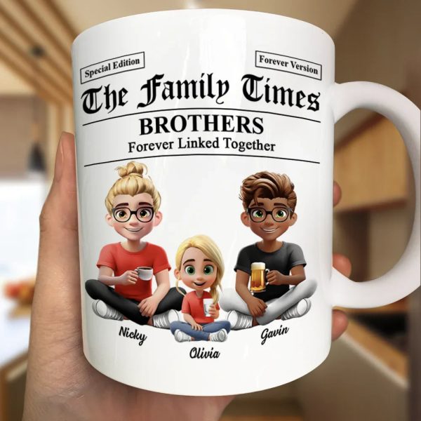 The Family Times Newspaper Theme - Personalized Mug