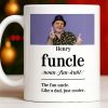The Fun Uncle Like A Dad Just Cooler Mug Design - Personalized Custom Coffee Mug - FAM796_MG