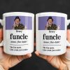 The Fun Uncle Like A Dad Just Cooler Mug Design - Personalized Custom Coffee Mug - FAM796_MG