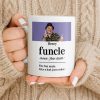 The Fun Uncle Like A Dad Just Cooler Mug Design - Personalized Custom Coffee Mug - FAM796_MG
