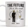 The Future Mr & Mrs, Bride And Groom - Personalized Custom Coffee Mug - CPL455_MG