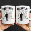 The Future Mr & Mrs, Bride And Groom - Personalized Custom Coffee Mug - CPL455_MG