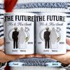 The Future Mr & Mrs, Bride And Groom - Personalized Custom Coffee Mug - CPL455_MG