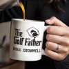 The Golf Father, Hand Holding Golf Ball - Personalized Custom Coffee Mug - GOLF001_MG